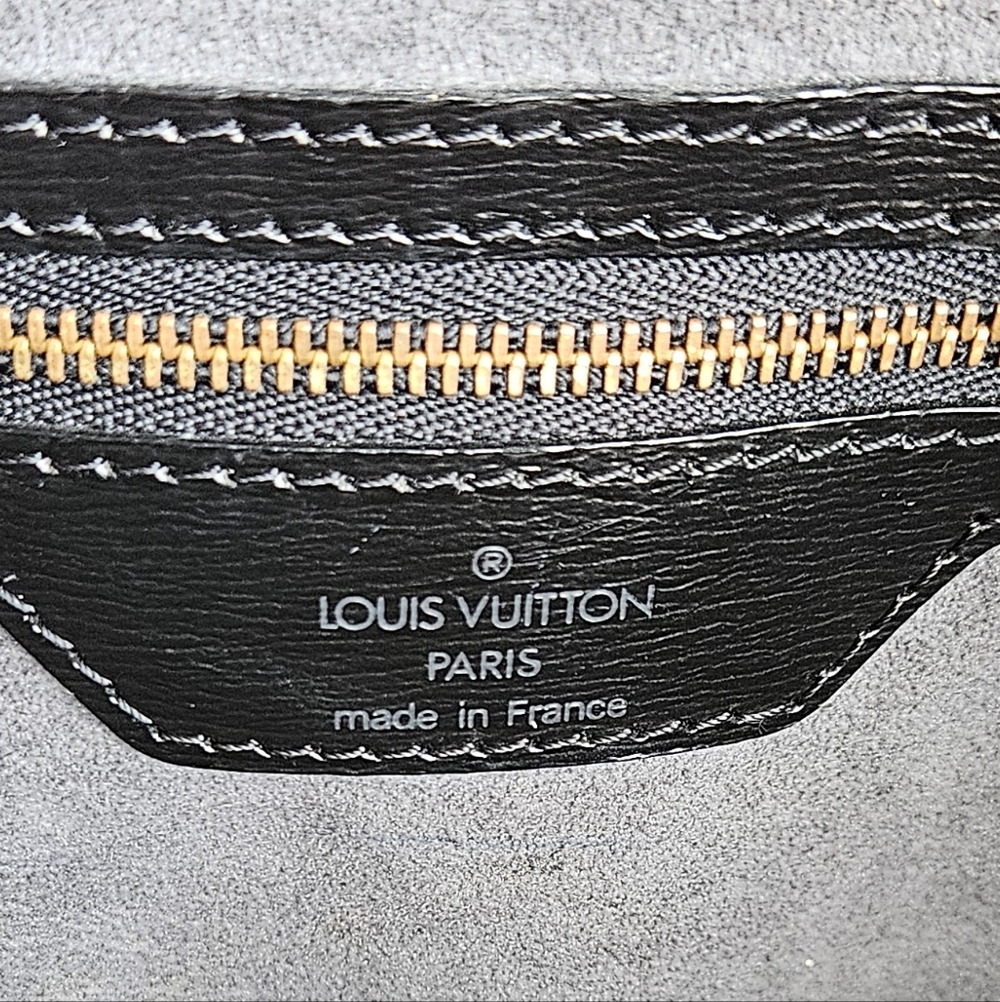 Louis Vuitton Black Epi Leather Saint Jacques GM Tote Shoulder Bag Vintage 1993 - Picture 16 of 16